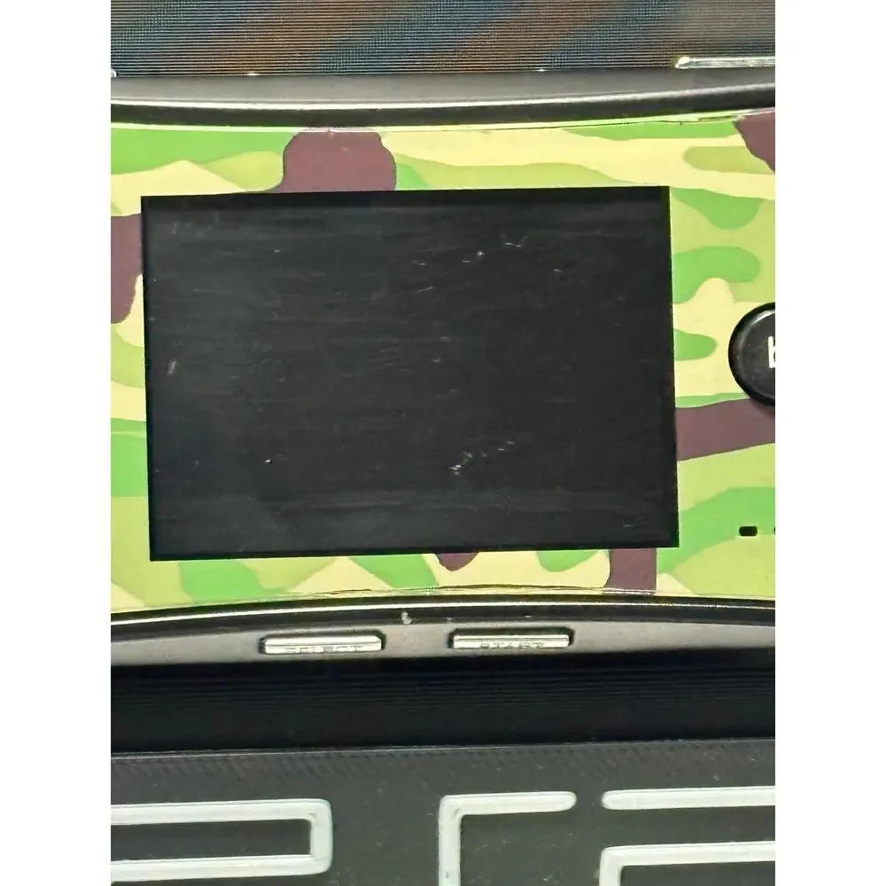 Rare iQue Game Boy Micro Chinese Version Camo Faceplate Console - Tested Working